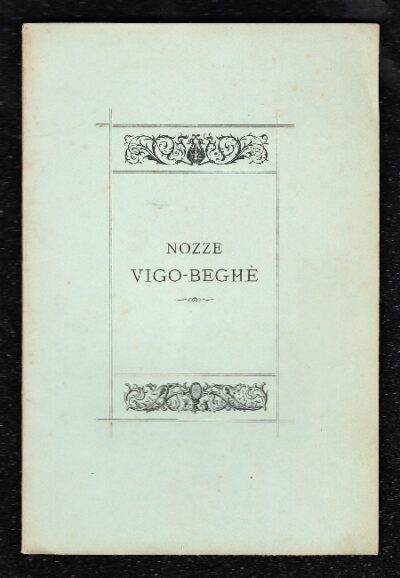 Nozze Vigo - Beghè. Livorno