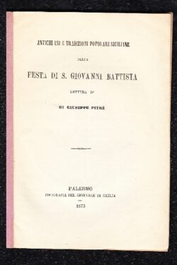 Usi e tradizioni popolari siciliane nella festa di S. Giovanni Battista