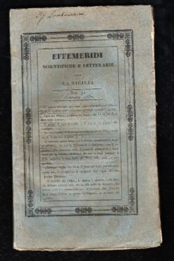 Effemeridi Scientifiche e Letterarie per la Sicilia. Numero 45. Gennaio 1837