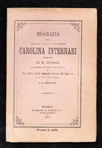 L'attrice livornese Carolina Internari
