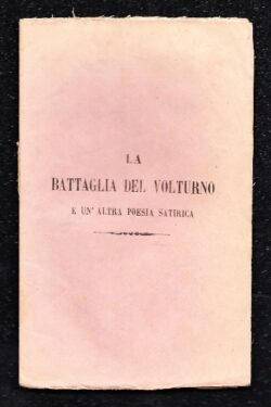 La battaglia del Volturno e un'altra  poesia satirica