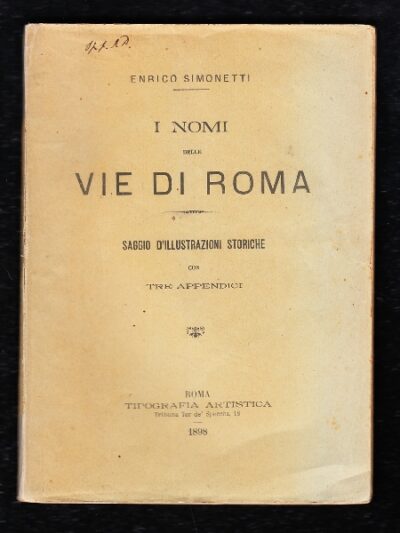 I nomi delle vie di Roma