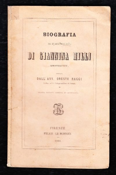 Biografia e poesie di Giannina Milli
