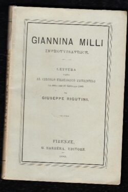 Giannina Milli improvvisatrice