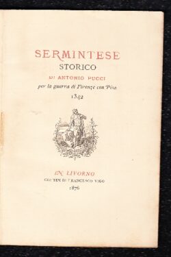 Antonio Pucci per la guerra di Firenze con Pisa nel 1342