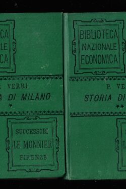Storia di Milano, di Pietro Verri e Pietro Custodi