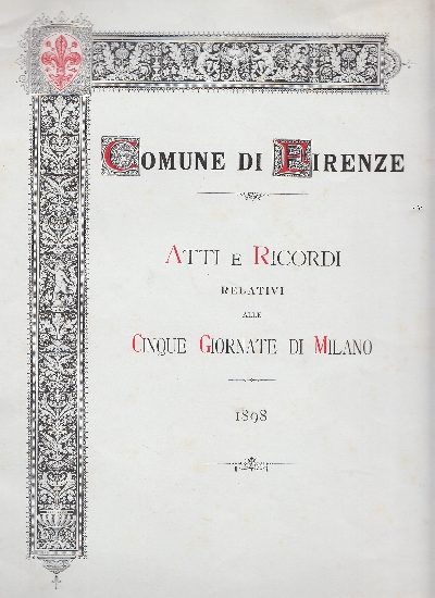 Ricordi delle Cinque Giornate di MIlano