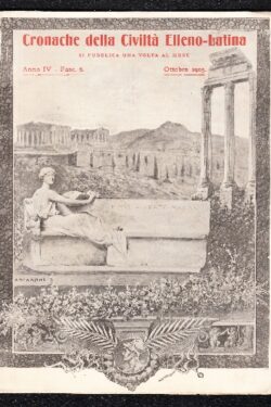 Cronache della Civiltà Elleno-Latina. Anno IV Fasc. 6