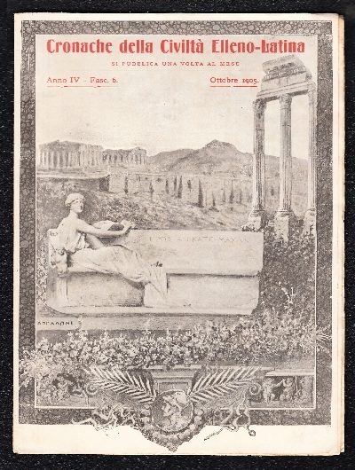Cronache della Civiltà Elleno-Latina. Anno IV Fasc. 6
