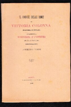 Le rime di Vittoria Colonna nel codice di Margherita d'Angouleme