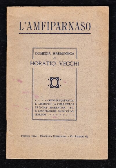 L'Amfiparnaso di Orazio Vecchi
