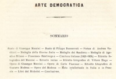 Piero Cironi, Arte Democratica