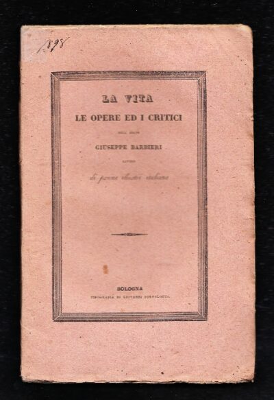 Vita e opere di Giuseppe Barbieri