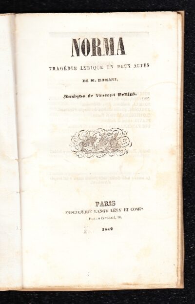 Norma, Vincenzo Bellini e Felice Romani