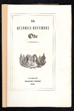 Il Quindici dicembre. Ode