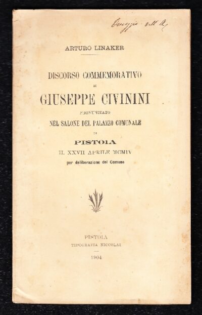 Discorso commemorativo di Giuseppe Civinini