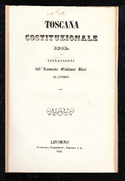 Toscana Costituzionale 1848
