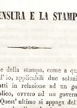 La Censura e la Stampa sotto il Governo di Francesco IV