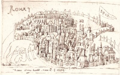 Una pianta di Roma delineata da Leonardo da Besozzo milanese