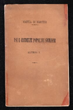 Usi e credenze popolari siciliane