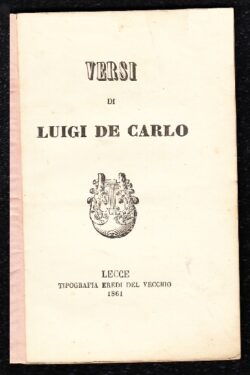 Versi di Luigi De Carlo