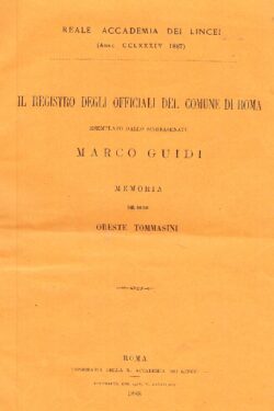 Il registro degli Officiali del Comune di Roma