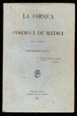 La Corsica e Cosimo I° De Medici
