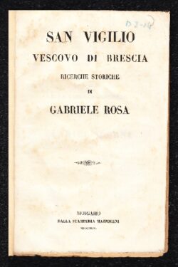 San Vigilio Vescovo di Brescia