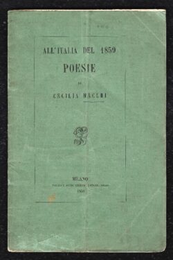All’Italia del 1859 Poesie