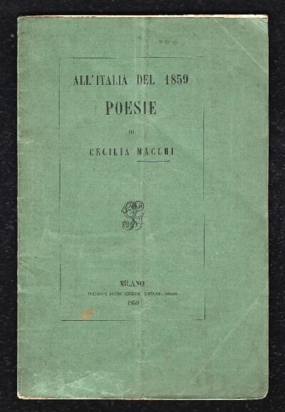 All’Italia del 1859 Poesie