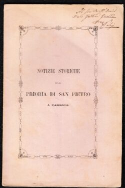 Della Prioria di San Pietro a Careggi e del Sigillo del suo Primo Rettore