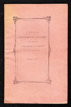 Antica cronichetta volgare lucchese