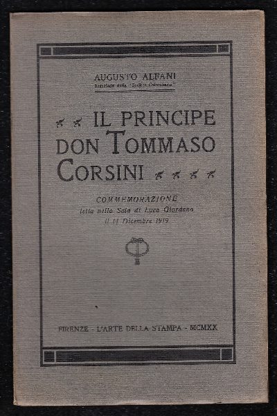 Il Principe Don Tommaso Corsini