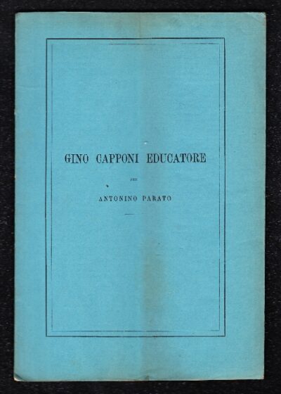Gino Capponi Educatore