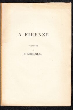 A Firenze, sonetti