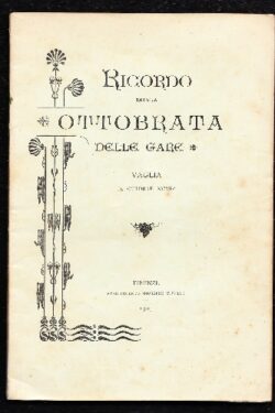 Ricordo della Ottobrata delle Gare Vaglia. 9 Ottobre 1904