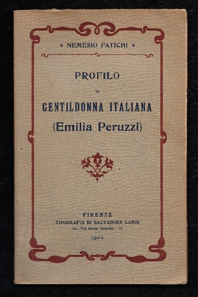 Profilo di Gentildonna Italiana (Emilia Peruzzi)