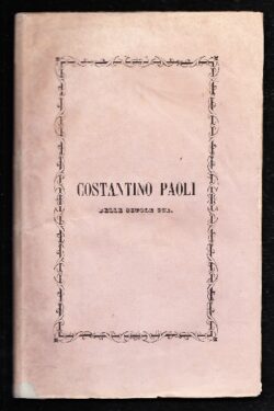Costantino Paoli delle Scuole Pie