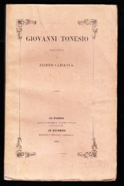Giovanni Tonesio, racconto