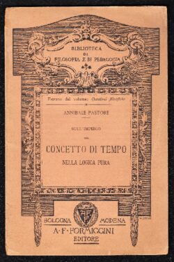 Sull'impiego del Concetto di Tempo nella Logica Pura