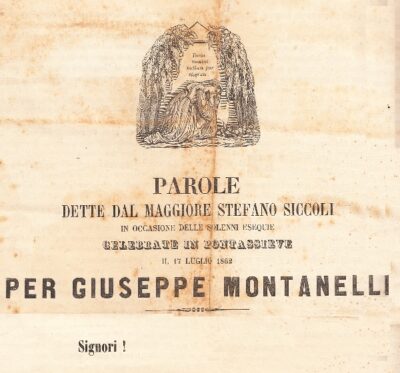 Parole dette dal Maggiore Stefano Siccoli