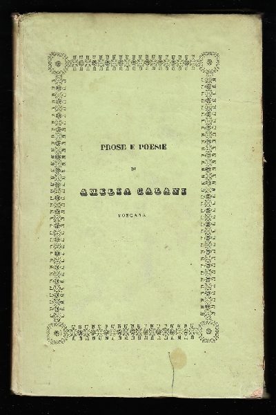 Prose e versi di Amelia Calani