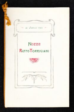 Nozze Ruffo di Calabria - Torrigiani di Scilla