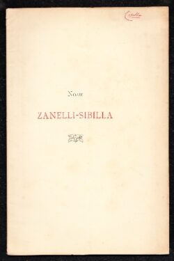 Briciole di Storia Scaligera Per Nozze Zanelli - Sibilla
