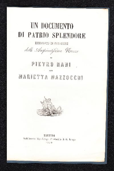 Giostra nella Piazza di S. Martino in Treviso nel Giovedì 25 Aprile 1481. Per nozze Nani - Mazzocchi