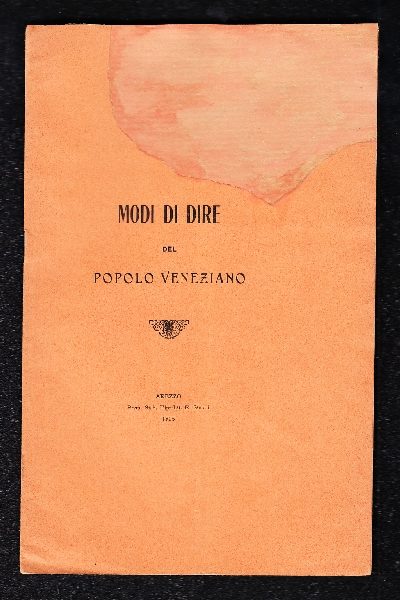 Modi di dire del Popolo Veneziano