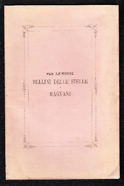 Della statua equestre di Cosimo I De Medici Per Nozze Bellini delle Stelle - Magnani