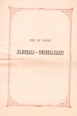 Lettere di Isabella Guicciardini al marito Luigi negli anni 1535 - 1542 Per nozze Guicciardini - Martelli