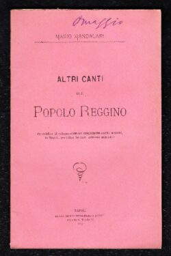 Altri canti del Popolo Reggino