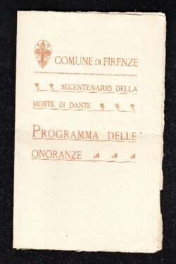 Secentenario della morte di Dante